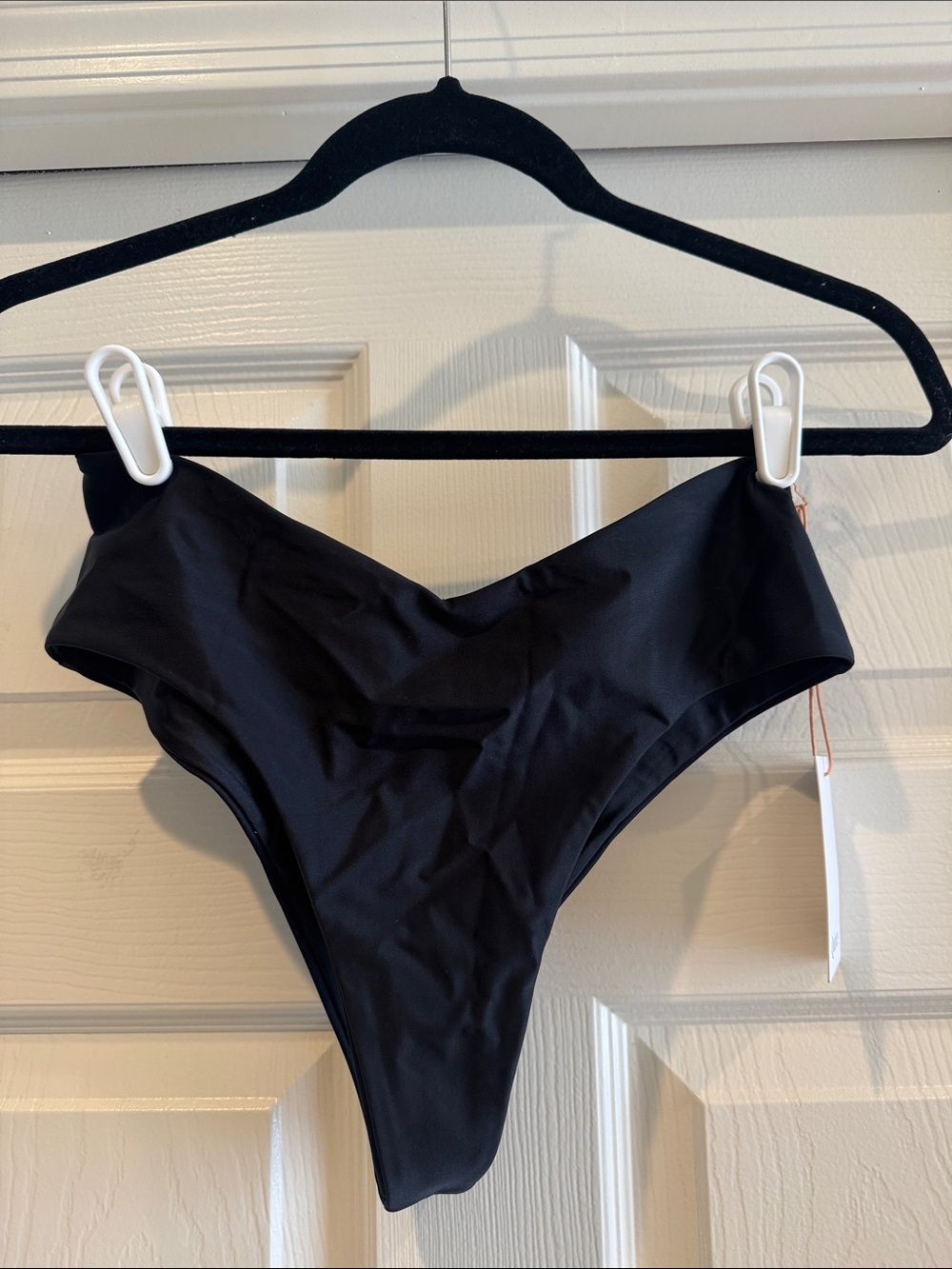 Quince Black High-Cut Bikini Bottom